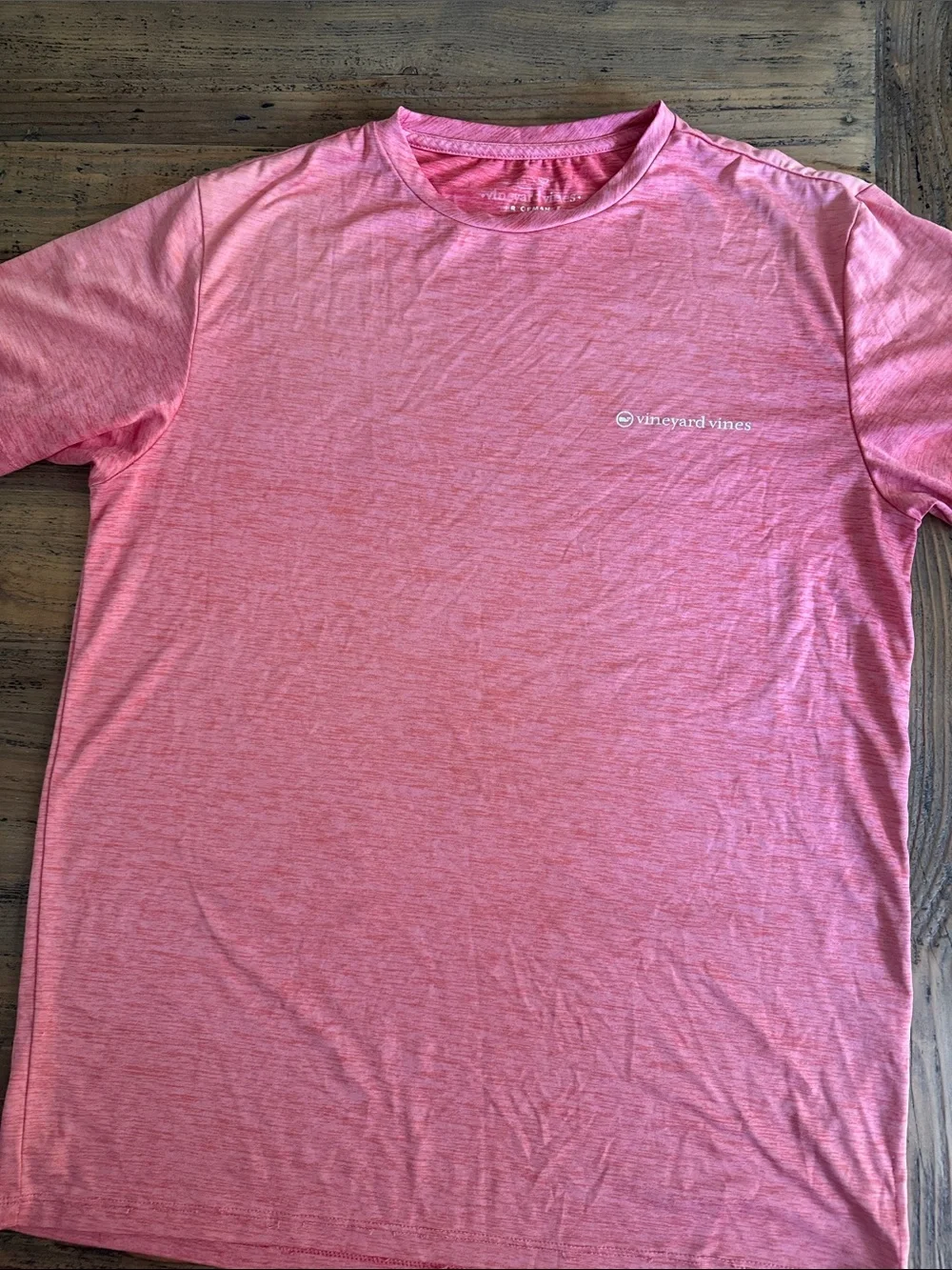 Vineyard Vines Men’s Heather Pink Short Sleeve Tee